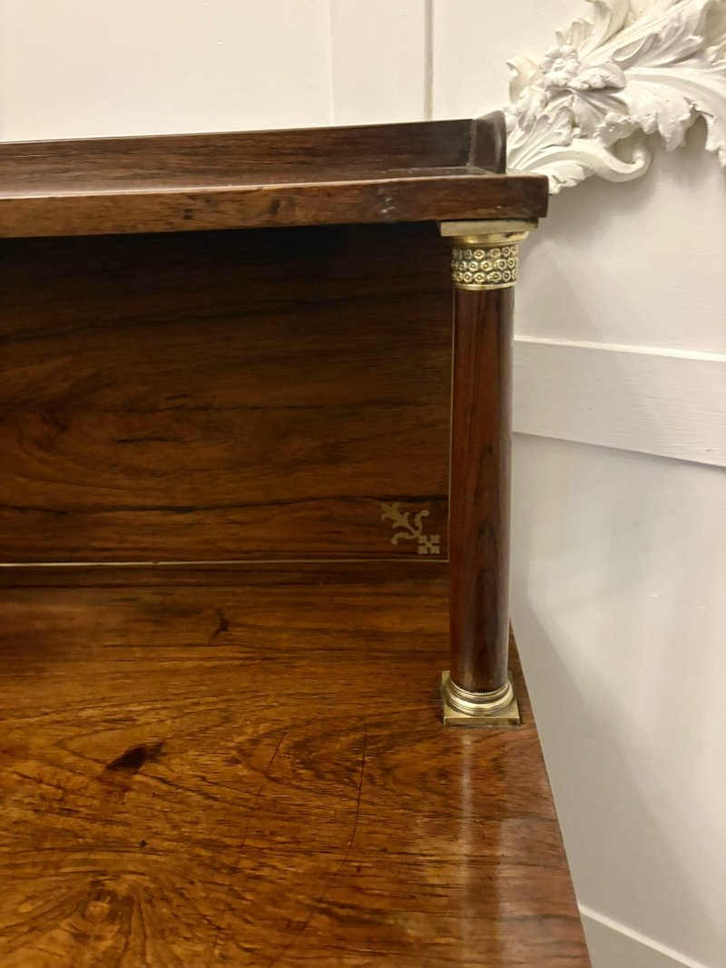 Magnificent Quality Antique Regency Mahogany Chiffonier / Side Cabinet
